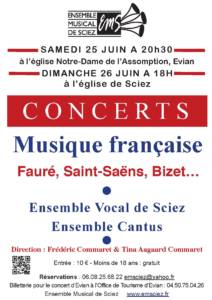 Concerts 25-26 juin 2016